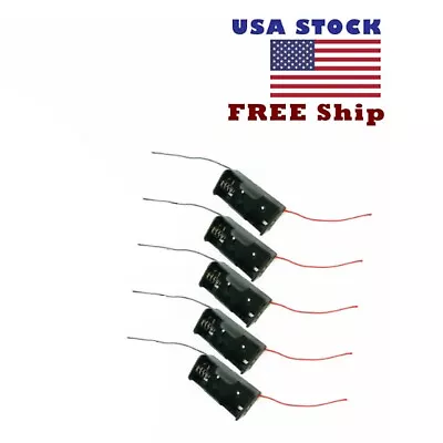 5pcs Battery Clip Holder Case Box For 1 X C R14 Battery 6  Wire Lead US Stock • $6.99