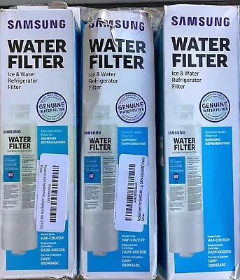 Lot Of (3) Samsung DA29-00020B Refrigerator Water & Ice Filters New Open Box • $34.99