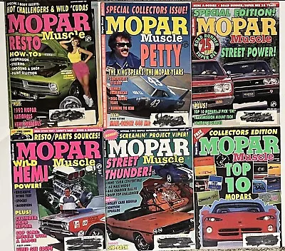 MOPAR Muscle Magazine - 1993 - Lot Of 6 Issues - Complete Year • $18