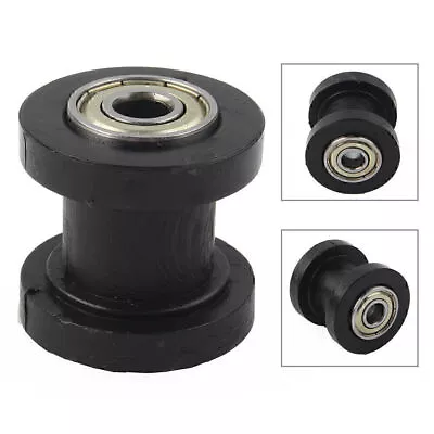 8mm Black Chain Roller Slider Tensioner Guide Pulley Dirt Pit Fit Bike Motor • £6.84