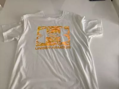 Uner Armour Men’s White T Shirt Size Small • £7.50