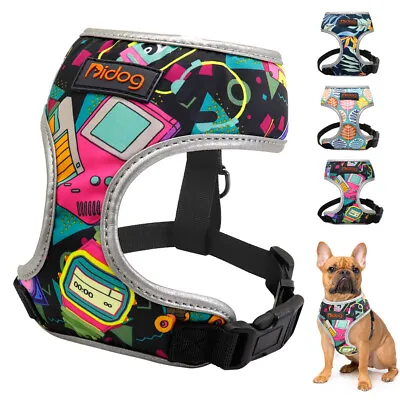 Dog Puppy Harness Pet Adjustable Comfortable Reflective Breathable Air Mesh Vest • £7.19