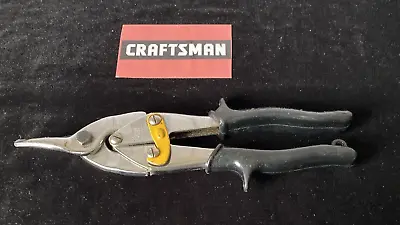 Vintage Craftsman X4275 Straight Cut 10  Tin Snips  Aviation Cutter USA NICE • $14.50