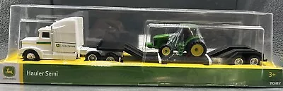 New-John Deere ~ Hauler Semi Truck & Tractor ~ White ~ 1:64 Scale • $21.97
