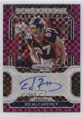 2021 Panini Prizm Sensational Signatures Purple Power /25 Ed McCaffrey Auto • $52.29