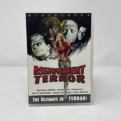 Assignment Terror (AKA Dracula Vs. Frankenstein) (DVD 2019) Michael Rennie • $10.99