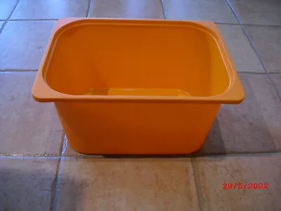 IKEA Original TROFAST PLASTIC UNIT BOXES STORAGE For TOYS Orange 42 X 30 X 23 Cm • £6.99