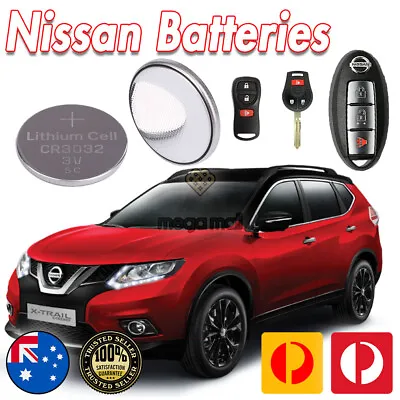 For Nissan Remote Fob Key Battery Navara Xtrail Qashqai Pathfinder Cr2025 • $9.90