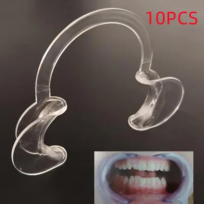 10x Cheek Retractors Dental Teeth Whitening Lip Mouth Open Holder Retractor Oral • £6.69