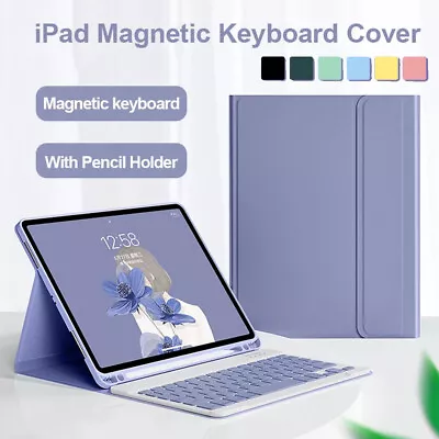 $24.55 • Buy Bluetooth Keyboard With Case Cover For IPad 7/8/9th 10.2 Air 5 4 Pro11 10th Gen