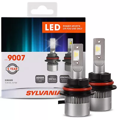 Sylvania 9007 LED Powersport Headlight Bulbs For Off-Road Use /Fog Lights 2 Pack • $99.99