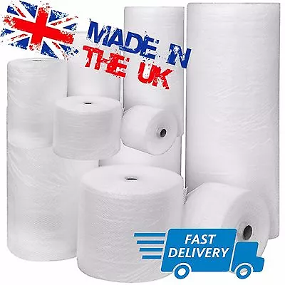 UK BUBBLE WRAP SMALL & LARGE BUBBLE - EUROPES CHEAPEST 300 500 750mm 50 / 100m • £120.85