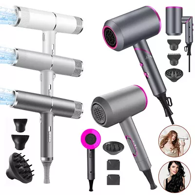 Hair Dryer Blower 2500W Heat Professional Negative Ionic Salon Styler Blow Dryer • $26.99