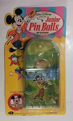 Walt Disney Mickey Mouse Club Junior Pinballs Durham 1970's Moc Goofy Golf Theme • £19.70