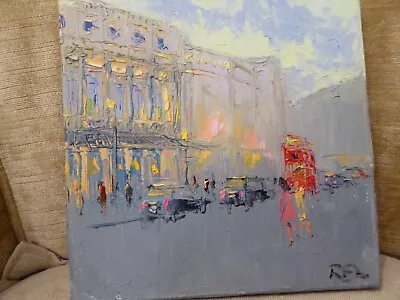 Garrick Theatre London Beautiful Impressionist Oil On Canvas • £145