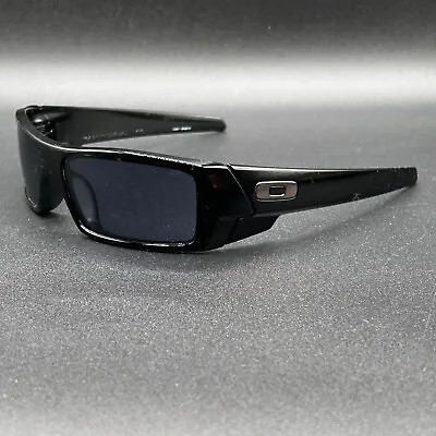 Oakley Gascan 03-471 Wrap Sunglasses Black 60-16 Used • $62