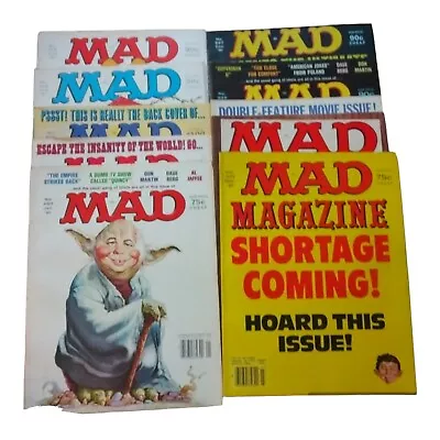 Lot 10 Vintage Mad Magazines 1981 # 220 221 222 223 224 225 226 227 232 235 • $55