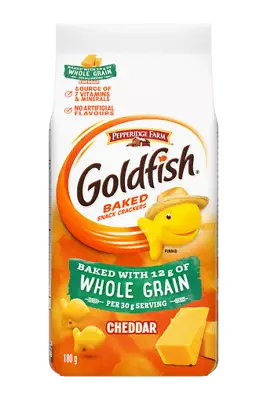 Goldfish Whole Grain Cheddar Crackers 180g • £7.99