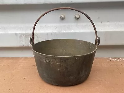 Vintage Antique Brass Jam Preserve Making Pan • £29.99