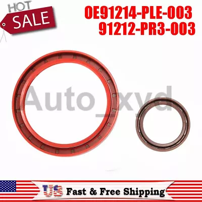 Oil Pump Front & Rear Main Crank Seal For Honda Civic Si CR-V Del Sol DOHC Vtec • $7.24