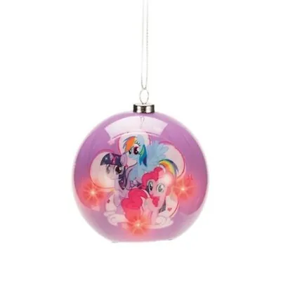 My Little Pony Cast Friendship Decoupage LED Christmas Holiday Ball Ornament NEW • $5.99