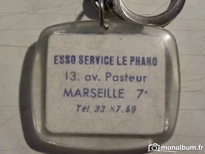 £1.85 • Buy Key Ring Automobile: Esso Service The Pharo Marseille