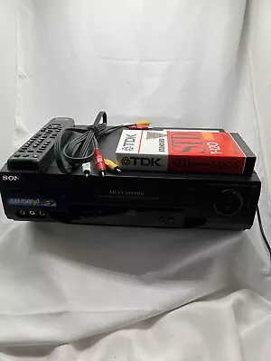 Sony SLV-N51 4-Head VCR Video Cassette Recorder VHS Tape Player And Remote • $96