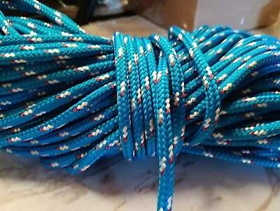 1/4   X 100 Ft. Double Braid-Yacht Braid Polyester Rope. Made In USA. • $39