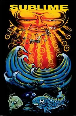 SUBLIME - SUN AND FISH POSTER 24x36 - MUSIC 0742 • $11.95