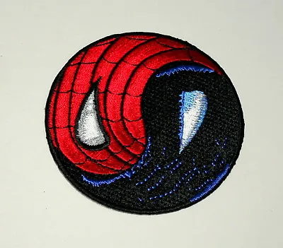Official Marvel Comics Spider-Man Yin-Yang Iron-On Cloth Jacket Patch New • $11.99