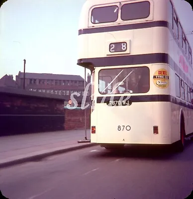 £2 • Buy South Yorkshire Transport Sheffield Aec Regent Bus 870 1967 Original Slide+copyr