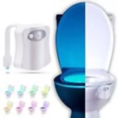 RainBowl Toilet Bowl Night Light With Motion Sensor Funny Mens Stocking Stuffers • $19.99