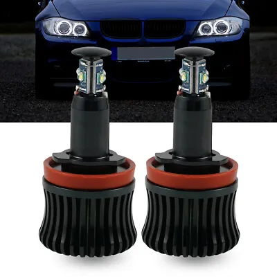 H8 For BMW E70 X5 2007-2013 W/ Xenon Headlight LED Angel Eyes Halo Marker Lights • $39.99