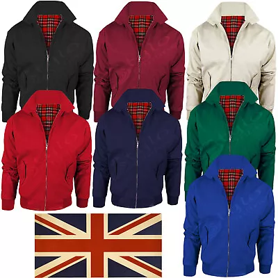 £13.95 • Buy Harrington Jacket Mens Classic Retro Scooter 1970's Vintage Bomber Mod Coat Top
