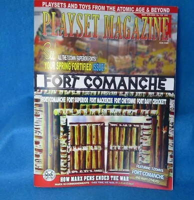 Playset Magazine #110 T.Cohn Forts ComancheD. Crockett + Marx 10 Commandments++ • $11