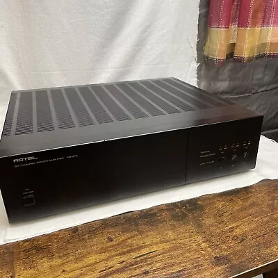 Rotel RB-976 Six Channel Power Amplifier Bridgeable 3 Inputs 150 Watts Bridged • $220