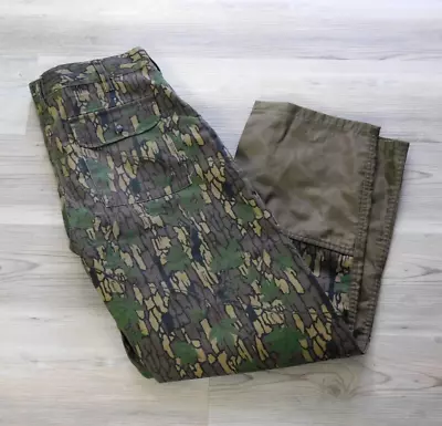 Winchester Conceal Large 34W 30L Camo Hunt Brush Guard Zip Leg Pants • $29.99