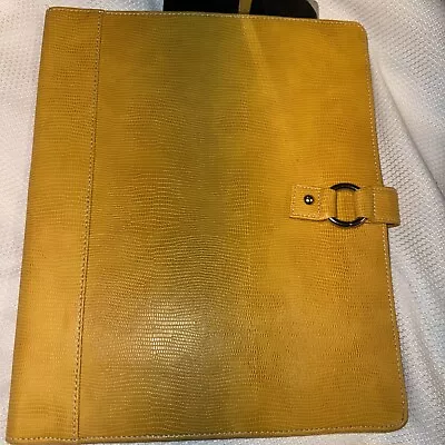 Franklin Covey 365 Faux Snakeskin Leather Padfolio 10 X 12 • $30