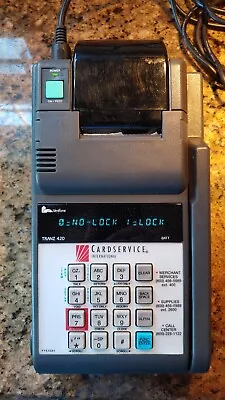 Tranz 420 VeriFone Cardservice Credit Card POS Transaction Machine With Printer • $20