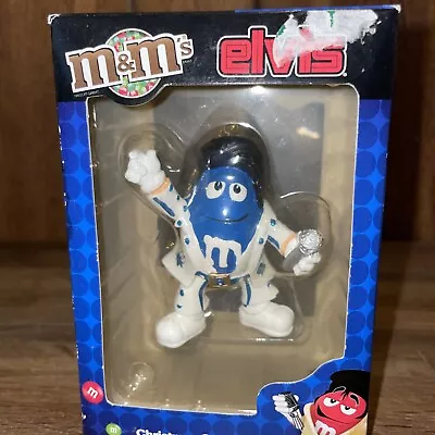 M&Ms Elvis Presley Christmas Ornament Blue M&M 2008 New In Box Elvis The King • $21