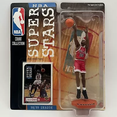 Michael Jordan 1998 Mattel NBA  Superstars Action Figure Bulls Red Away Uniform • $24.99