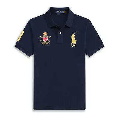 New Polo Ralph Lauren Short-Sleeved Leisure T-Shirt Slim Fit Shirt Solid S-2XL • $51.69