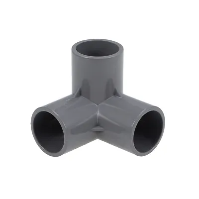 £14.67 • Buy 10Pcs 3-Way Elbow PVC Plumbing Fitting Pipe 25mm Socket Tee Corner Fittings Gray