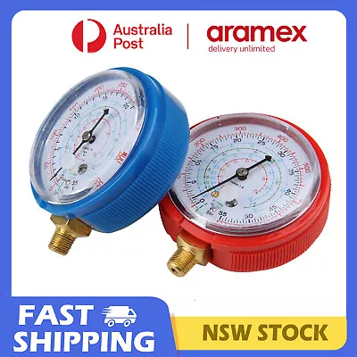 R22 R134A R410A A/C Air Conditioner Refrigerant Gauge High & Low Pressure Gauges • $21.99