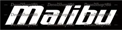 Malibu Boats - Outdoor Sports - Car/SUV/Truck Vinyl Die-Cut Peel N' Stick Decals • $6.95