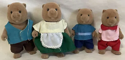 Maple Town Beaver Family - Set / Lot Of 4 - Calico Critters • $19.99