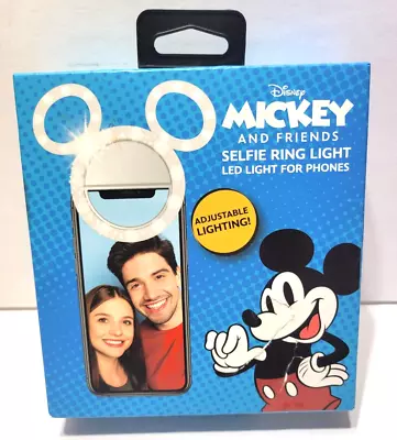 Disney Mickey And Friends Selfie Ring Light W/ Damaged Box Tested 4.5  USB • $10