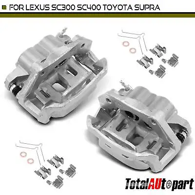 2x Disc Brake Caliper W/Bracket For Lexus SC300 SC400 Toyota Supra 3.0L Front • $157.99