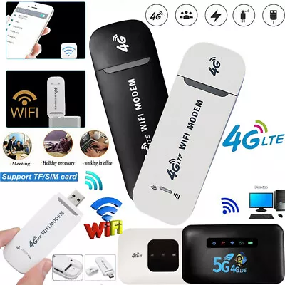 4G LTE Wireless Router Unlocked USB Dongle Modem Mobile Broadband WIFI SIM Card • $11.20