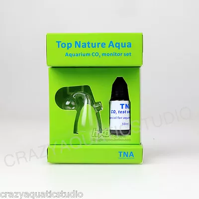 Aquarium CO2 Glass Drop Checker-Test Aquarium CO2 PH Indicator Solution • $99